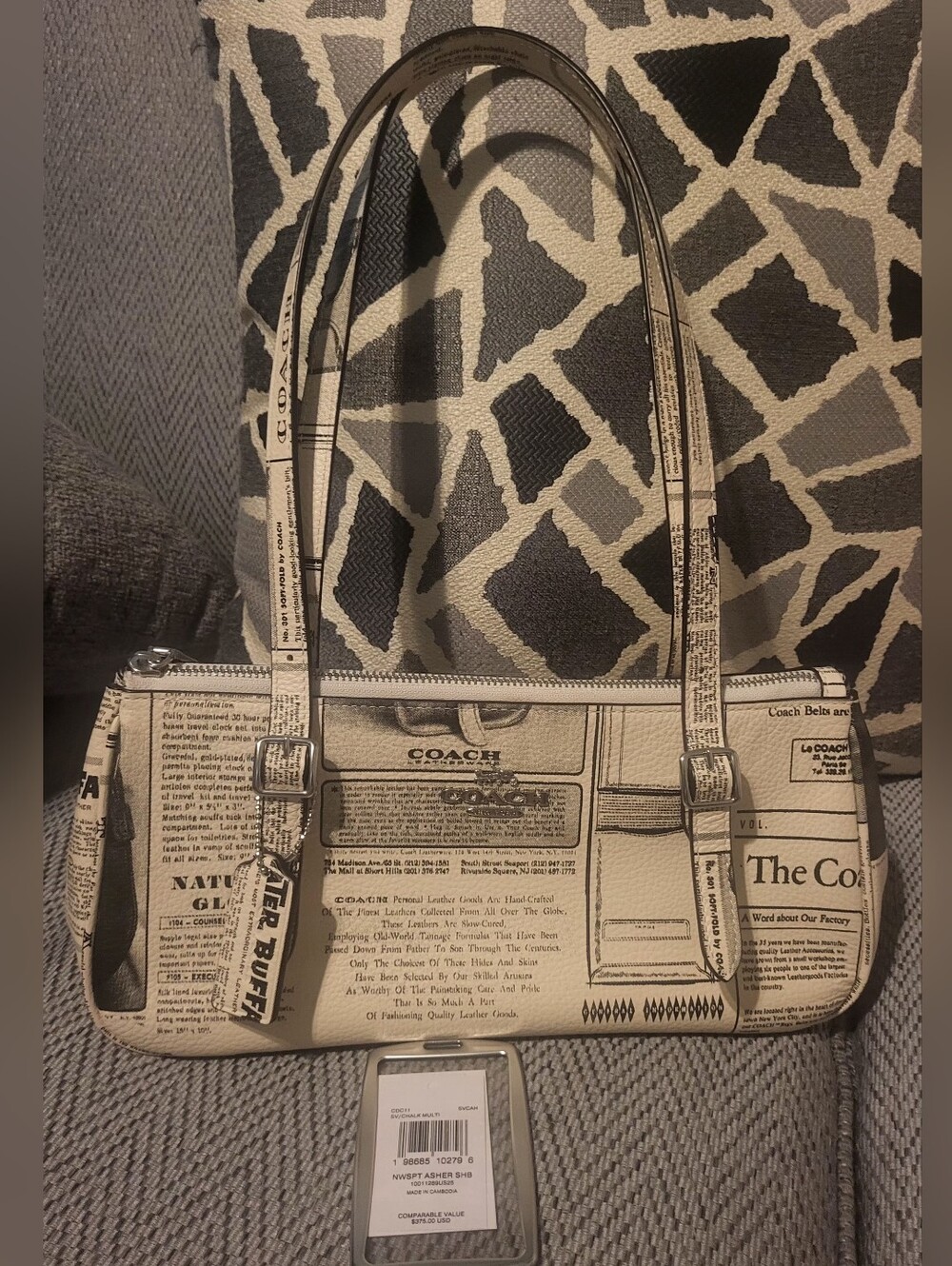Coach Newspaper Asher Bag
